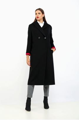 Шерстяное стильное шерстяное пальто